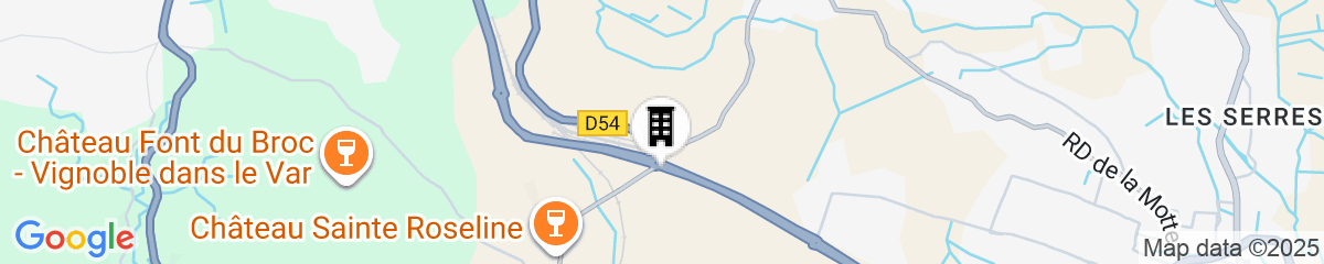 Map for Les Pins Blancs de Provence