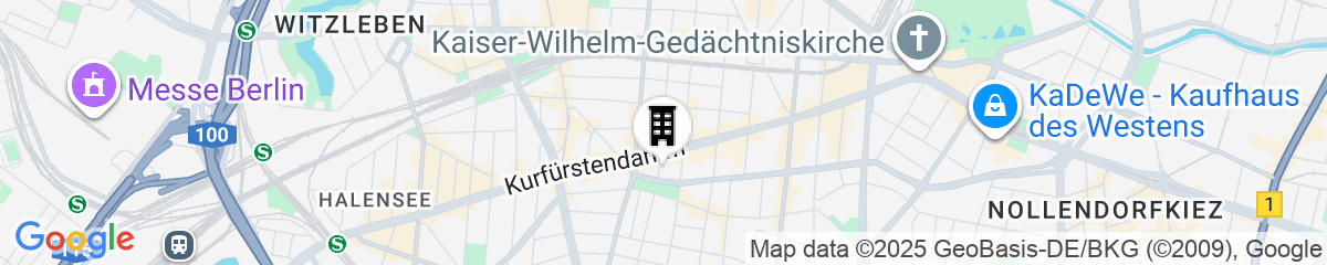 Map for ipartment Berlin Kurfürstendamm