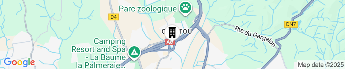 Map for ibis budget Fréjus Saint-Raphaël Capitou A8