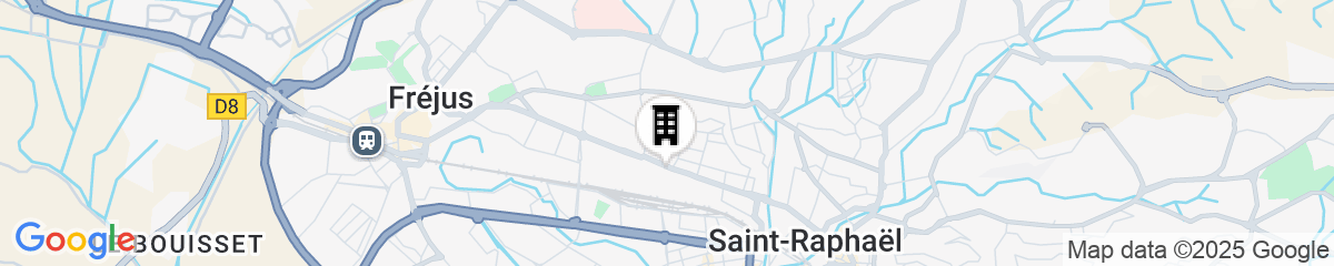 Map for ibis budget Fréjus Saint-Raphaël Centre et Plage