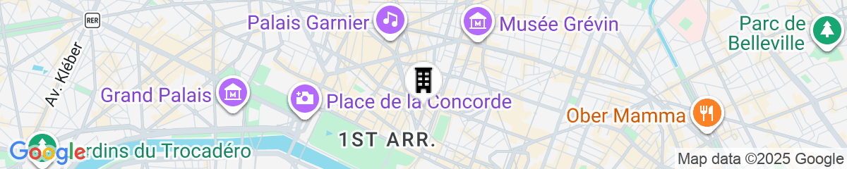 Map for Hôtel Louvre Sainte Anne