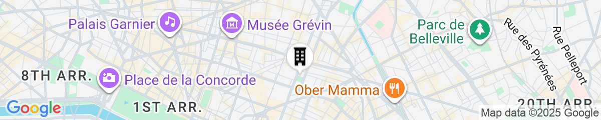 Map for Solly Hôtel Paris