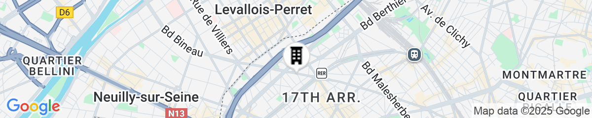 Map for Hôtel Champerret Héliopolis