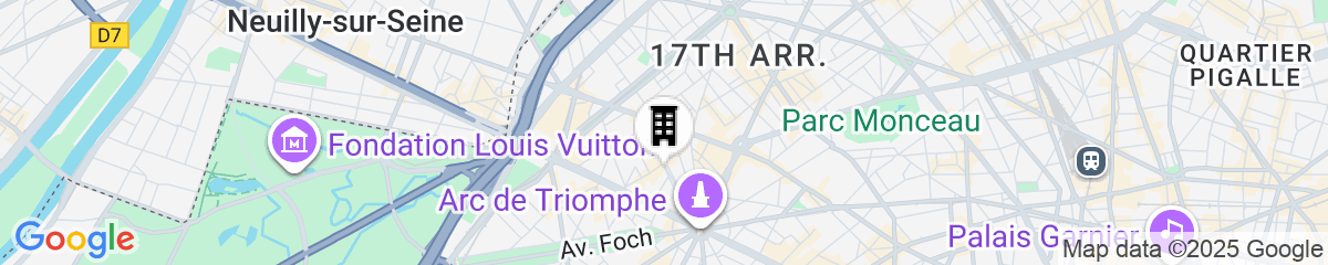 Map for ELSA, Hôtel Paris