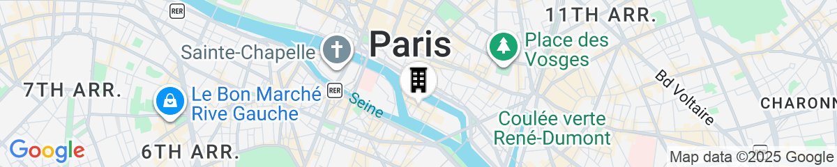 Map for Hôtel des Deux-Iles - Notre-Dame