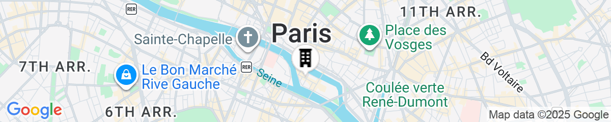 Map for Hôtel L de Lutèce - Notre-Dame