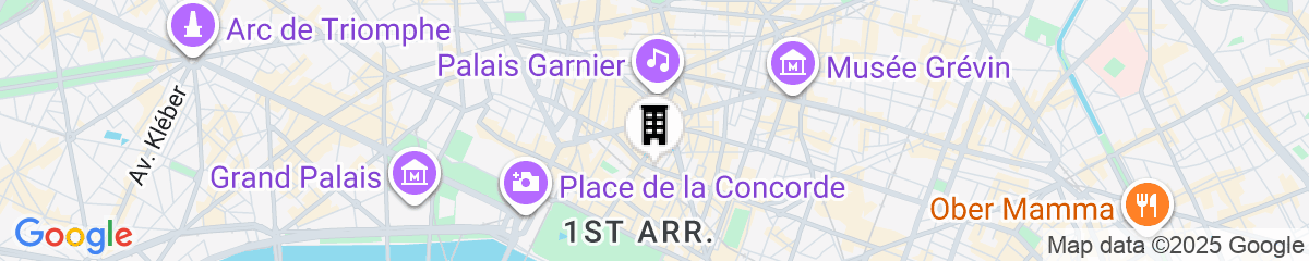 Map for Le Stendhal Place Vendôme Hotel Paris - MGallery Collection