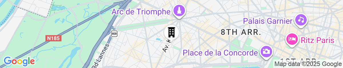 Map for Hotel de Sevigne