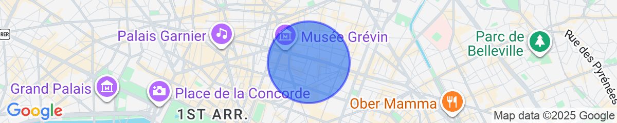 Map for Charming Apartment Center of Paris