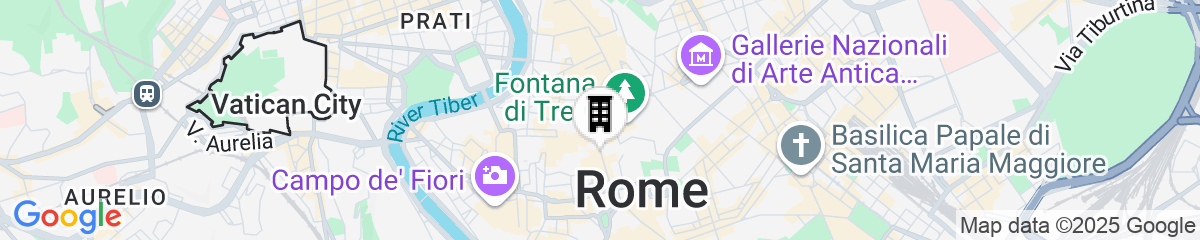 Map for Singer Palace Hotel Roma