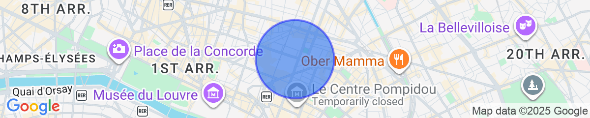 Map for Charming Apartment 2 Bedrooms Center of Paris