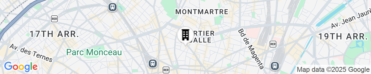 Map for Haussmann Opera Penthouse130M2 Exclusive full 4floors Stone Balcony (4 bedrooms) 