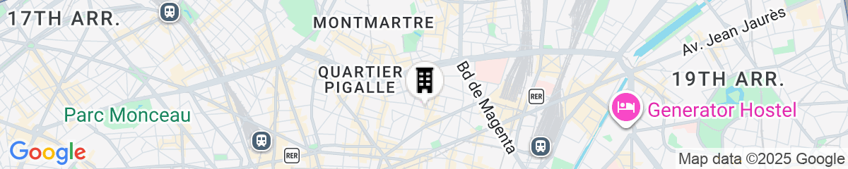 Map for Villa SoPi Appart'Hotel by Patrick Hayat