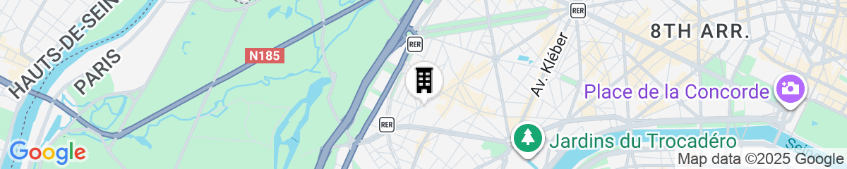 Map for The Majestic Garden Suite