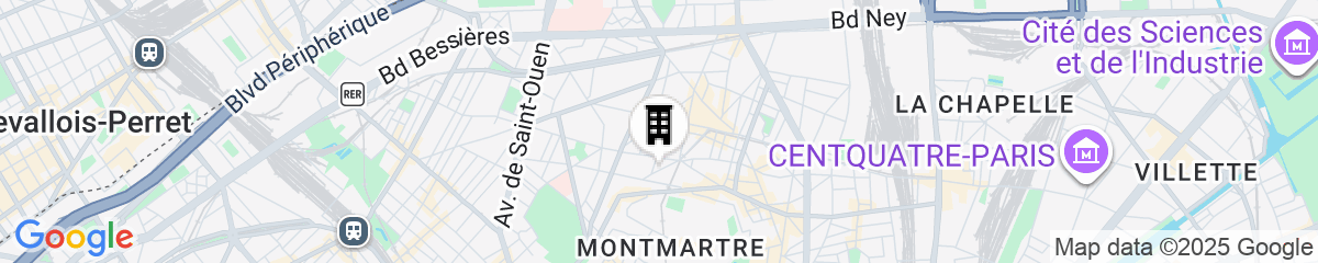 Map for Montmartre Paris Suite