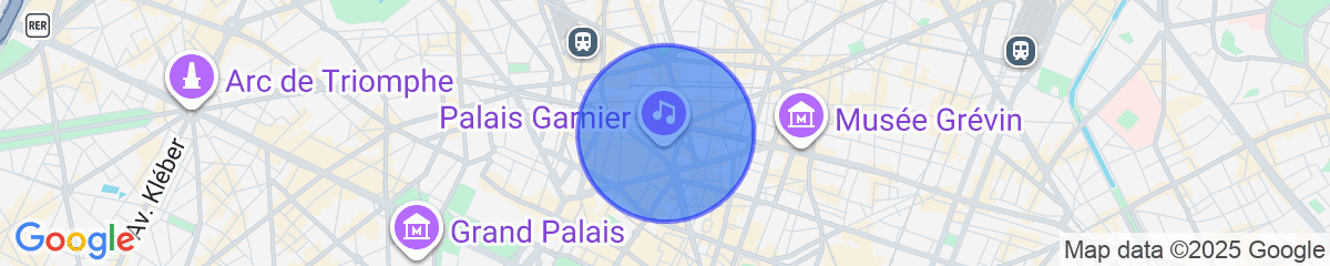 Map for Magnificent Studio - 2P - Near Opara Garnier