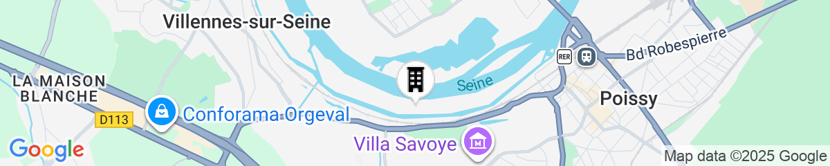 Map for L'Escale Royale Poissy Ile de Migneaux