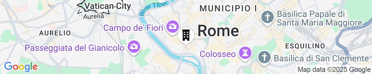 Map for Hotel Chapter Roma