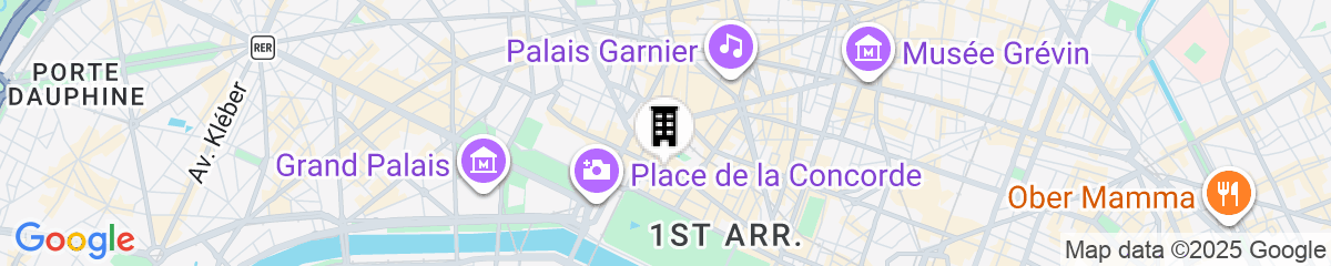 Map for Yuna Saint-Honoré - Serviced Apartments