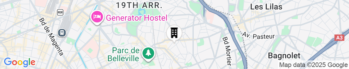 Map for Residence Le Belleville