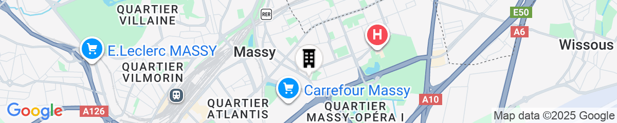Map for Massy Appart Hotel