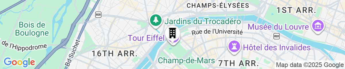 Map for Eiffel Edge Escape (30 mètres de la Tour Eiffel) 