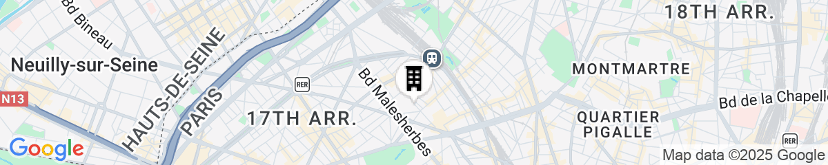 Map for Les cles du 27 Paris