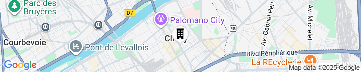 Map for Appart'City Confort Paris Clichy Mairie