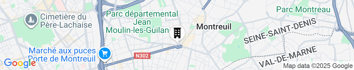 Map for Zenao Montreuil croix de chavaux