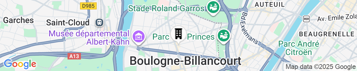 Map for Résidence Aurmat Appart Hôtel Boulogne Paris