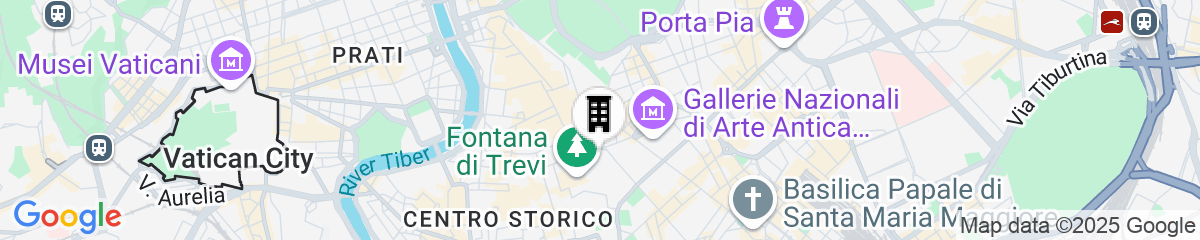 Map for U-Visionary Roma Hotel