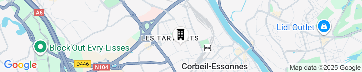 Map for Le Moulin des Bruyeres