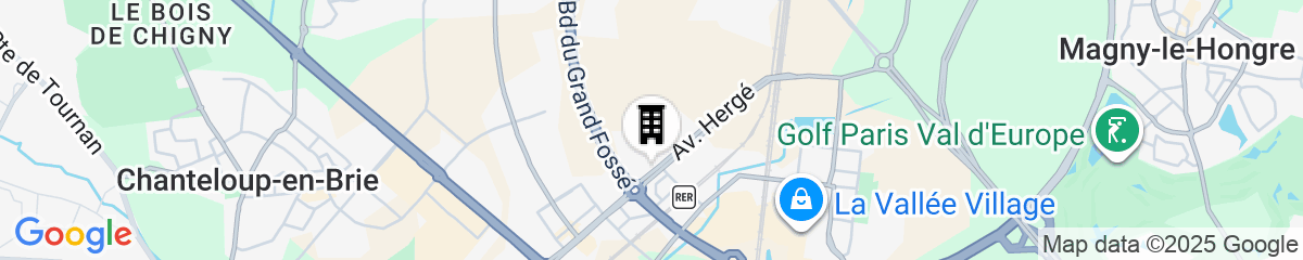 Map for Zenitude Hôtel-Résidences Chessy