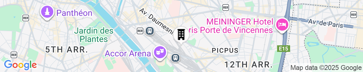 Map for Residhome Paris Gare de Lyon - Jacqueline De Romilly