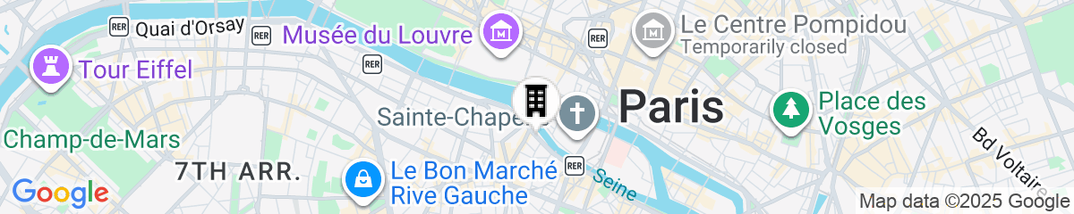 Map for Citadines Saint-Germain-des-Prés Paris