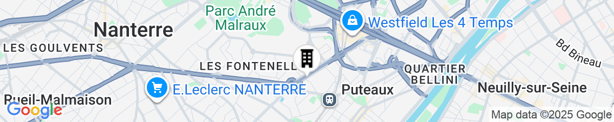 Map for Residhome Puteaux La Defense