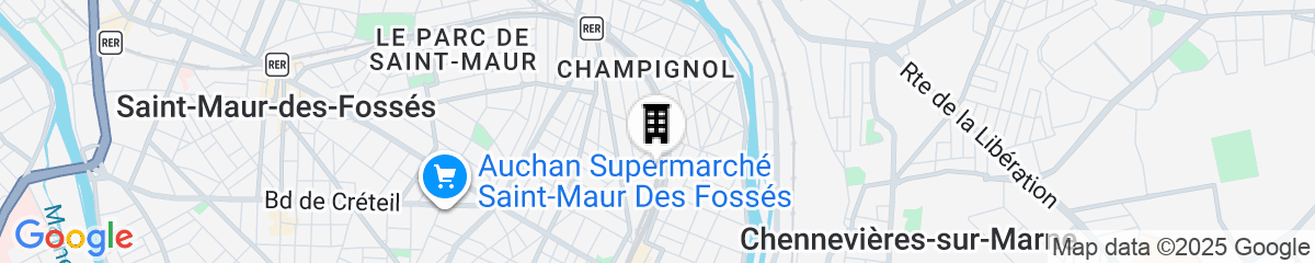 Map for Zenao Appart'hôtel Saint-Maur-des-Fossés