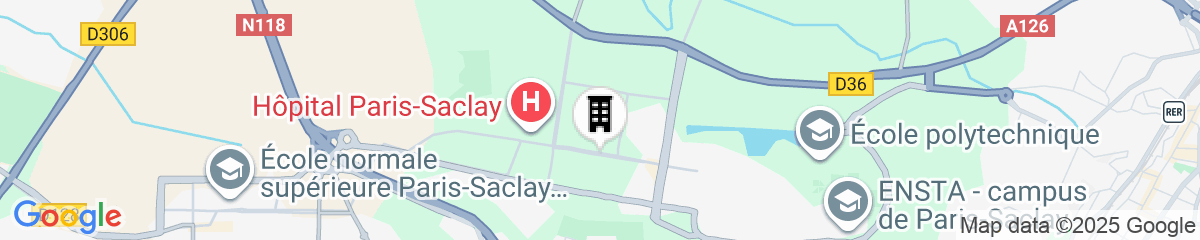 Map for Aparthotel Adagio Access Palaiseau Saclay