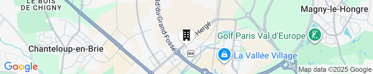 Map for Relais Spa Val d'Europe