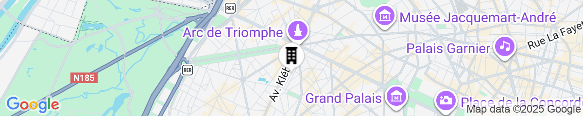 Map for Majestic Apartments Champs Elysées