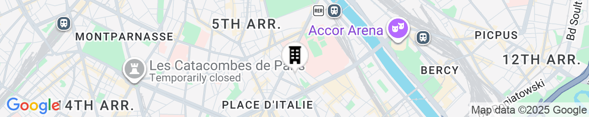 Map for Citadines Austerlitz Paris