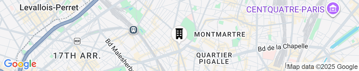 Map for  Limehome Paris Montmartre