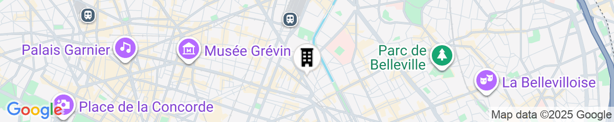 Map for Apart Hotel Centre de Paris by Studio prestige