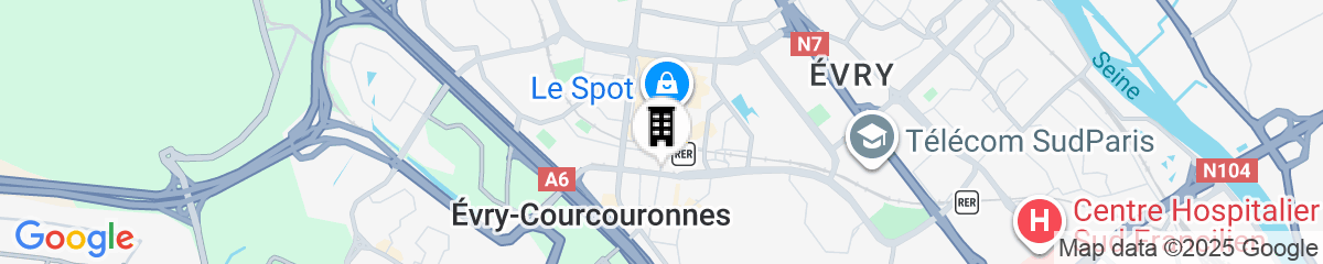Map for Residhome Aparthotel Paris Evry