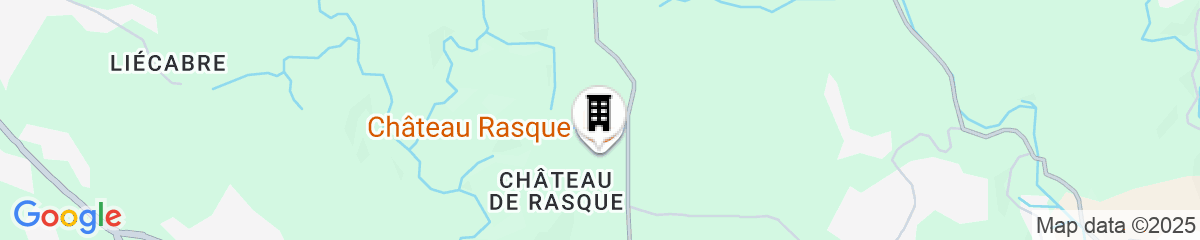Map for Les chambres du Château Rasque