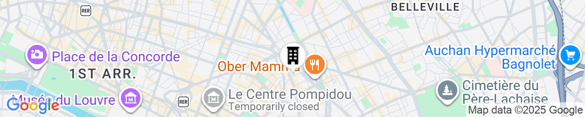 Map for Paris La Belle - Marais 