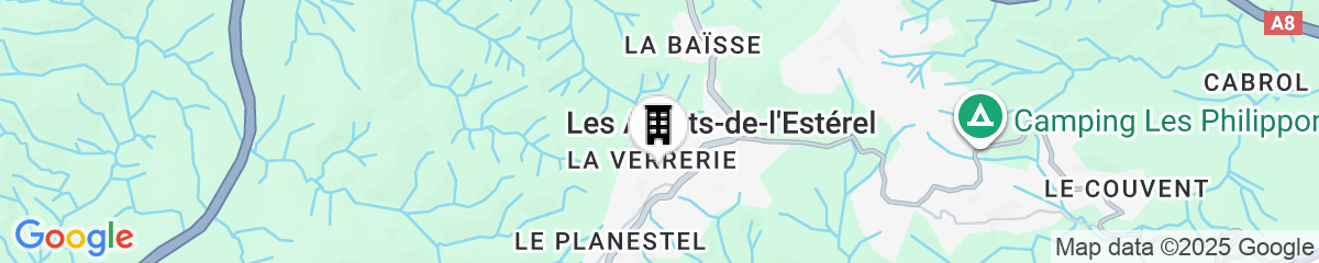 Map for Le Mas de la Verrerie