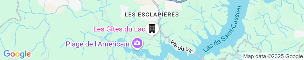 Map for Les Gites du Lac - Chambre d'hotes