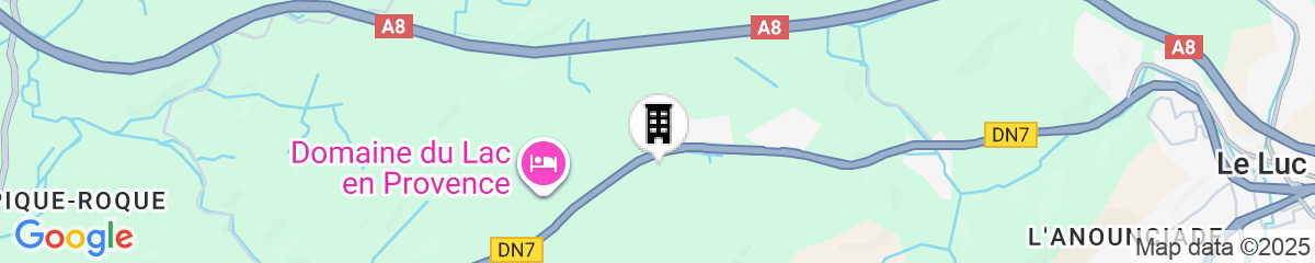 Map for La Lavande Bleue