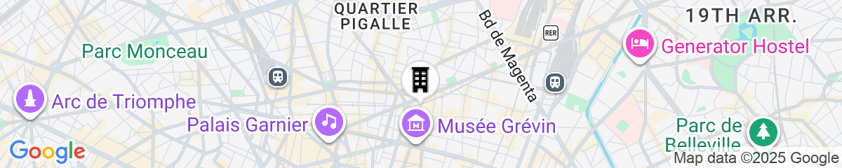 Map for CADET Residence by Collection VESPER